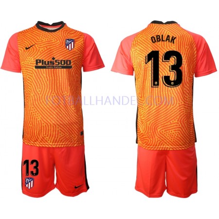 Barn Fotballdrakter Keeper Atlético Madrid Jan Oblak 13 2020-21 Kortermet M003